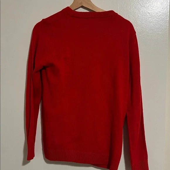 Poof! Vibrant Red Holiday Sweater - Picture 3 of 3